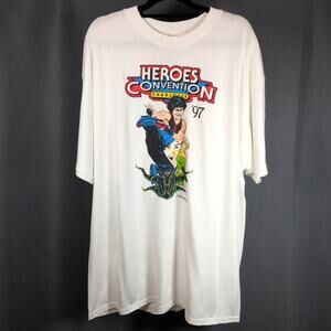 Vintage 1997 Hanes Jackie Chan Spartan X Heroes Convention Charlotte T-Shirt XXL